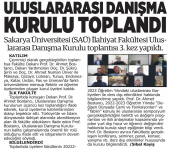 Uluslararası Danışma Kurulu Üçüncü Toplantısı