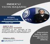 Fakültemizden Yayın Başarısı