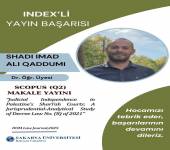 Fakültemizden Yayın Başarısı