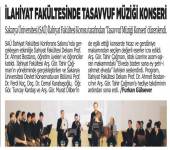 Fakültemizde Tasavvuf Müziği Konseri