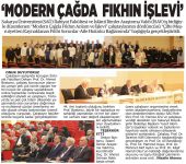 IV. Modern Çağda Fıkhın Anlam ve İşlevi Çalıştayı