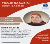 Fakültemizden COST Başarısı