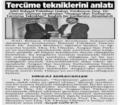 Arapçadan Türkçeye Tercüme Teknikleri Konferansı