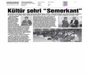 İslam Kültür ve Medeniyetinde Semerkant Konulu Konferans