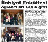 7 Öğrencimizin Fas’a Gidişi