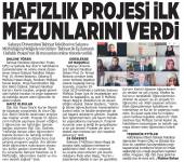 İlahiyat İle Eş Zamanlı Hafızlık Projesi