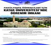 Katar Üniversitesi'nde Öğrenim İmkânı