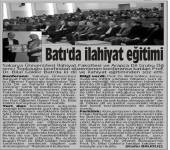 Batı'da Dil ve İlahiyat Eğitimi Almak Üzerine Konulu Konferans