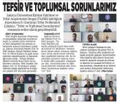 II. Günümüz Tefsir Problemleri Çalıştayı