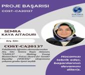 Fakültemizden COST Başarısı