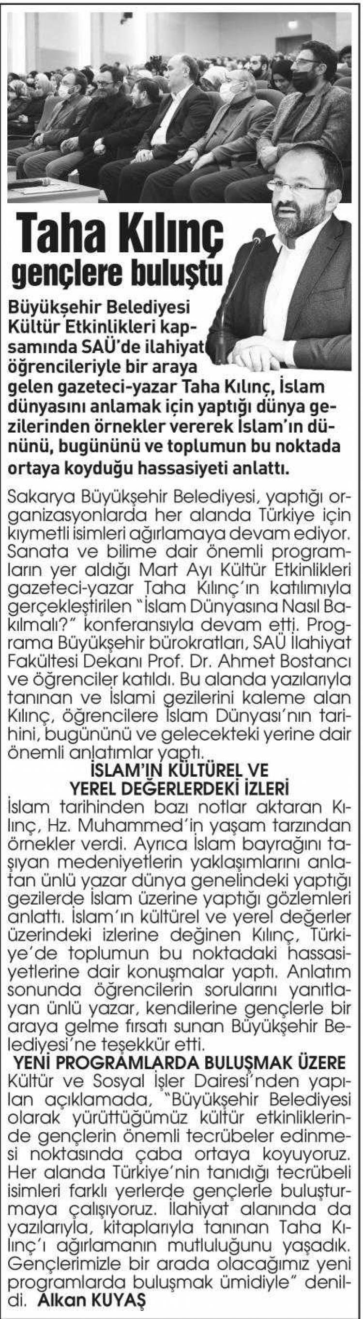 “İslam Dünyasına Nasıl Bakmalı?” Konferansı