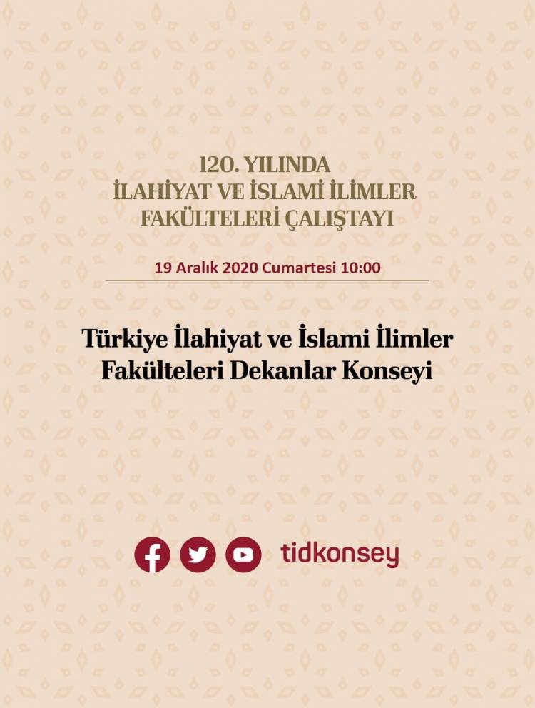 120. Yılında İlahiyat ve İslami İlimler Fakülteleri Çalıştayı Gerçekleştirildi