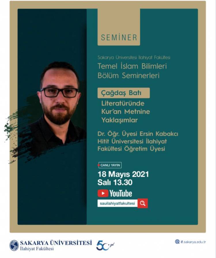 Çağdaş Batı Literatüründe Kur'an Metnine Yaklaşımlar Konulu Seminer