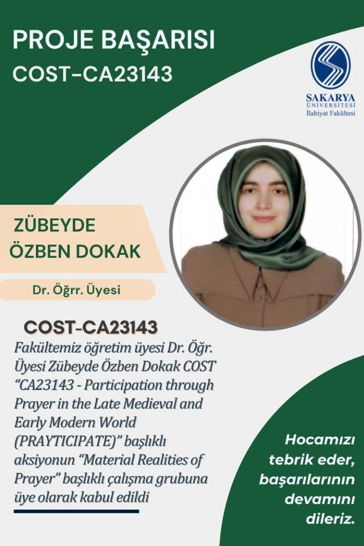 Fakültemizden COST Başarısı