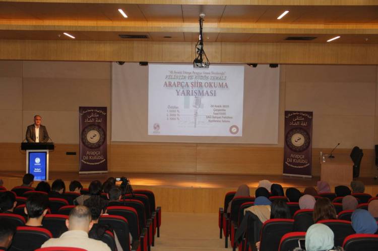 Fakülte’mizde Filistin ve Kudüs Temalı Arapça Şiir Okuma Yarışması Gerçekleşti