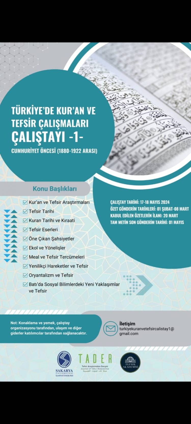 Kur’an ve Tefsir Çalışmaları Çalıştayımız