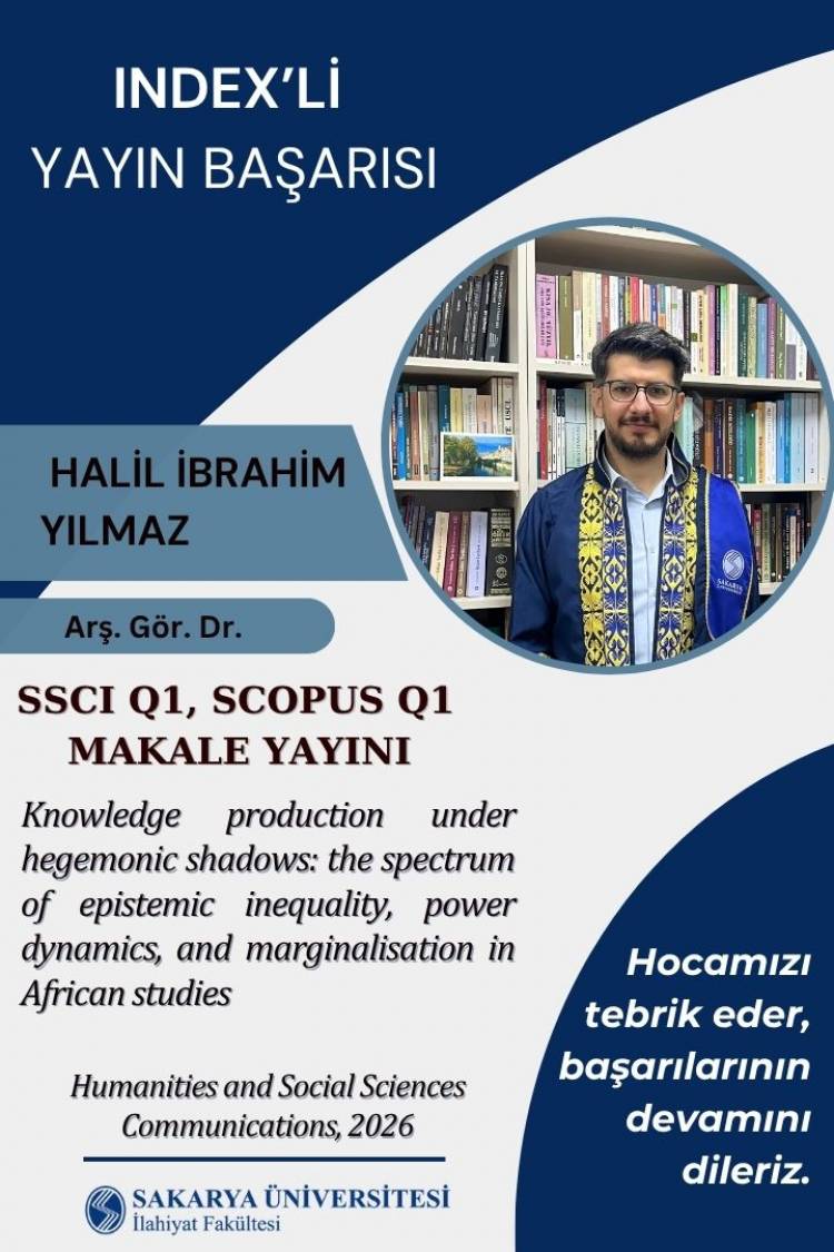 Fakültemizden Yayın Başarısı