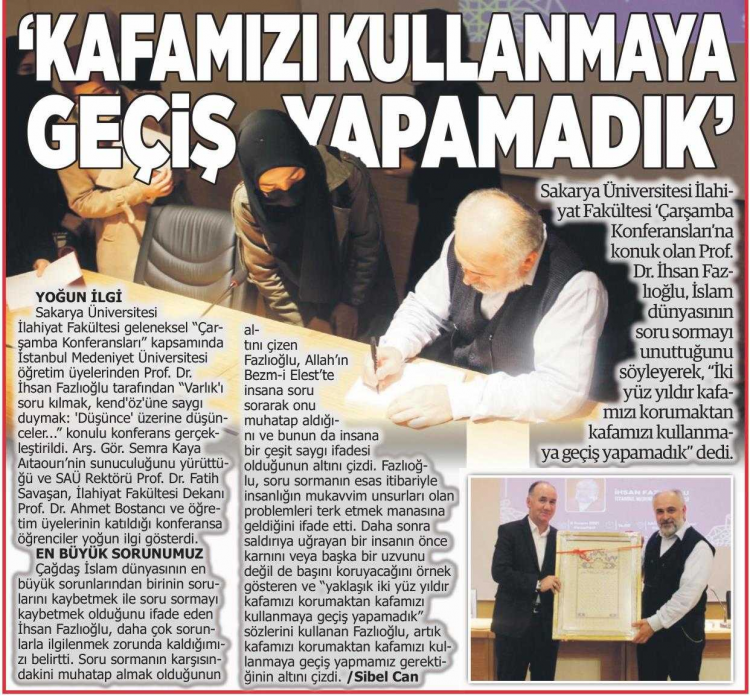 İhsan Fazlıoğlu Konferansı