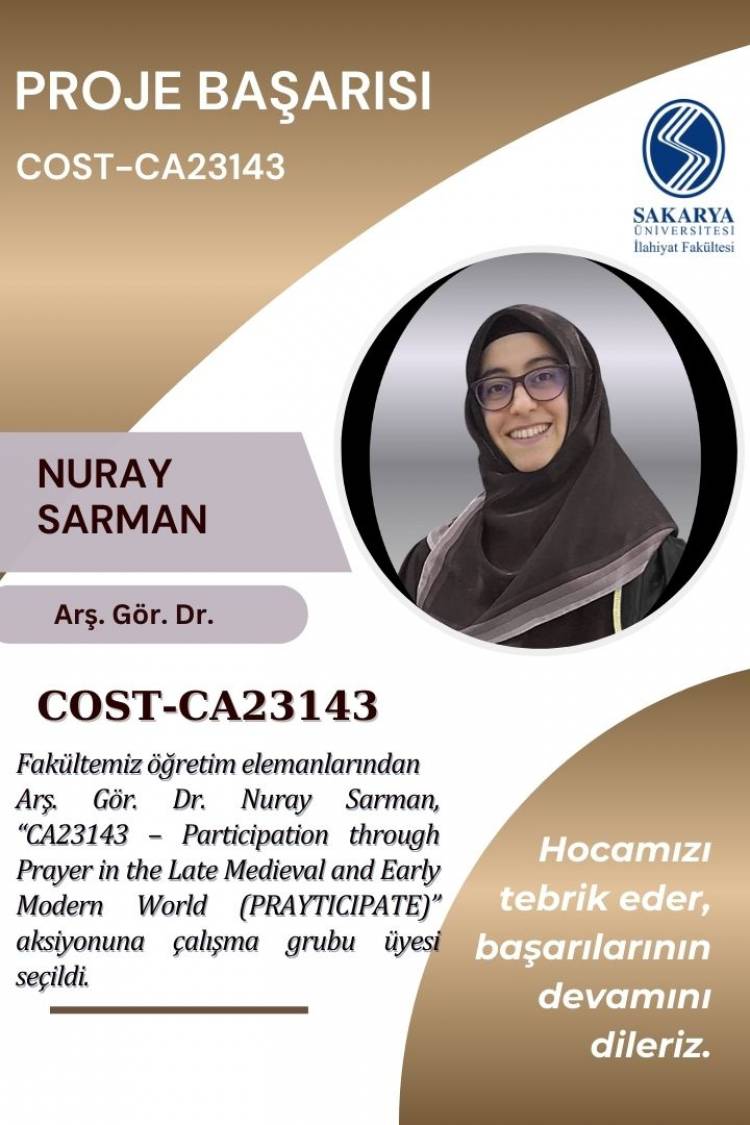 Fakültemizden COST Başarısı