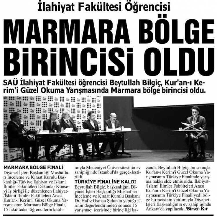 Marmara Bölge Birinciliği