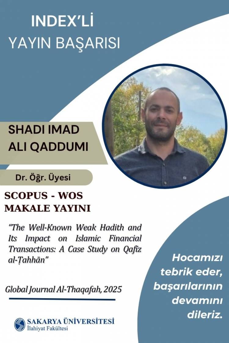 Fakültemizden Yayın Başarısı