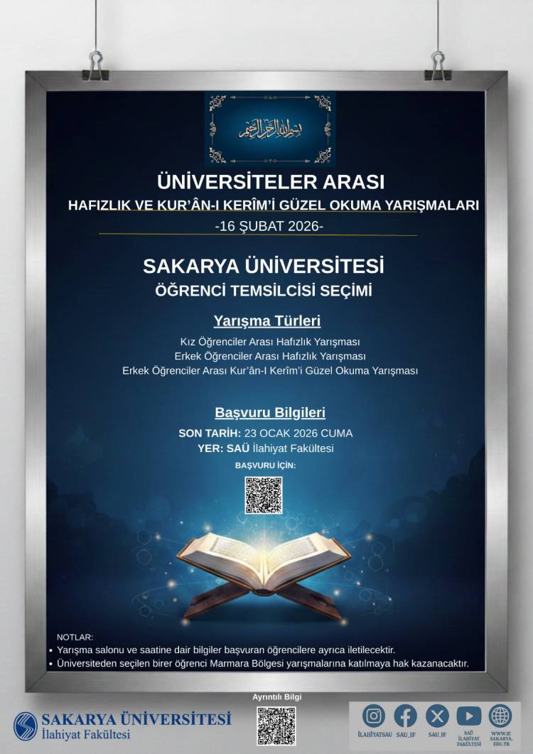 ÜNİVERSİTELER ARASI HAFIZLIK VE KUR’ÂN-I KERÎM’İ GÜZEL OKUMA YARIŞMALARI