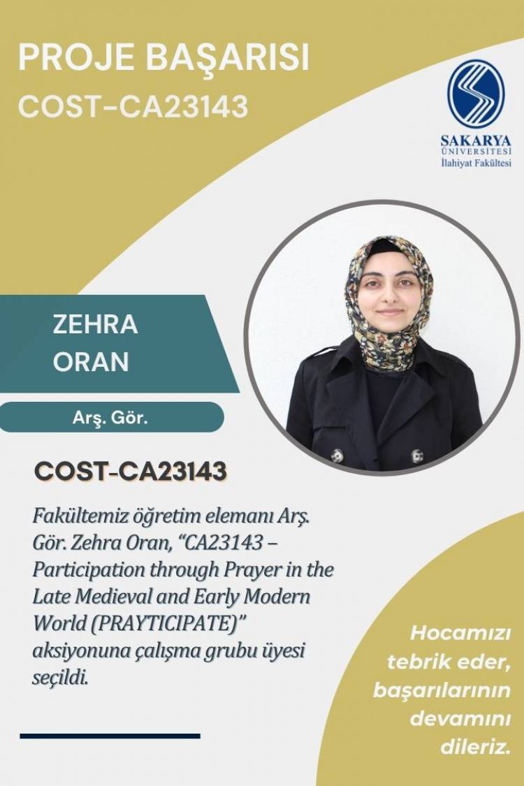 Fakültemizden COST Başarısı