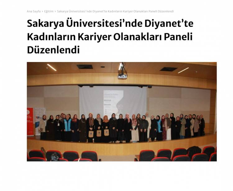 “Diyanet’te Kadın: Kariyer Olanakları ve Mesleki Yolculuk” Paneli Gerçekleştirildi