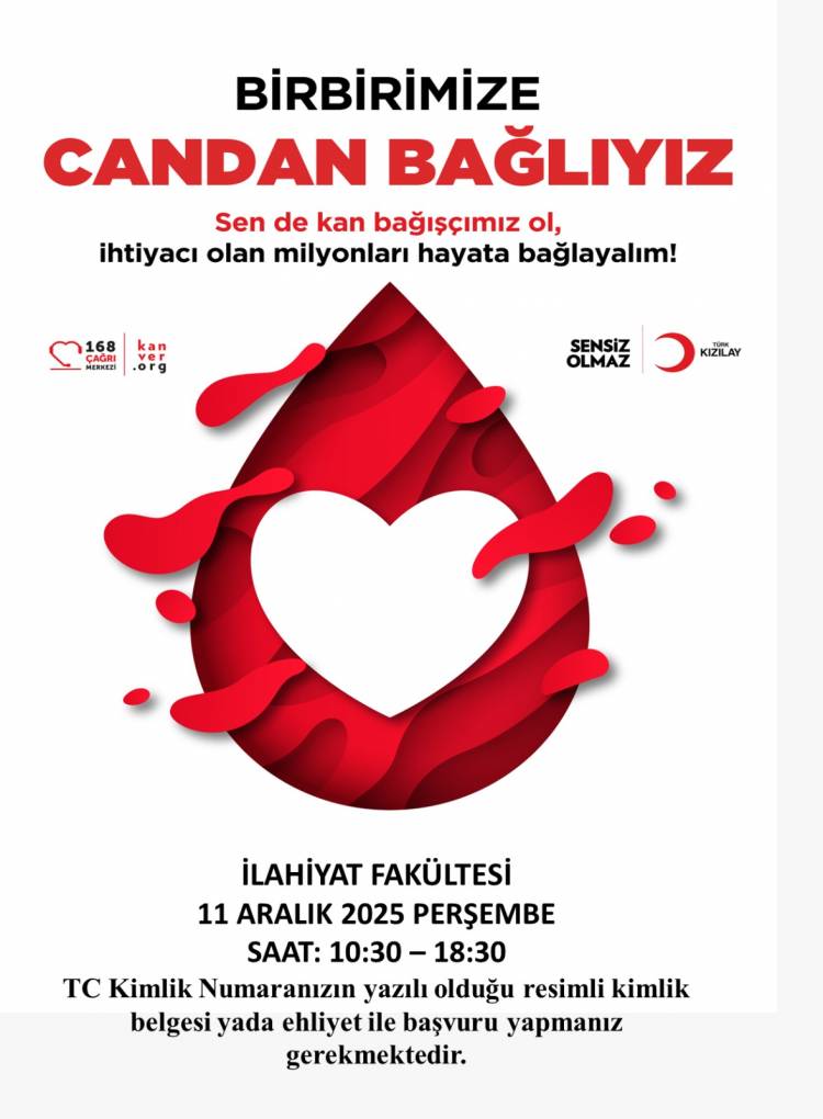 Türk Kızılayı Kan ve Kök Hücre Bağış Kampanyası