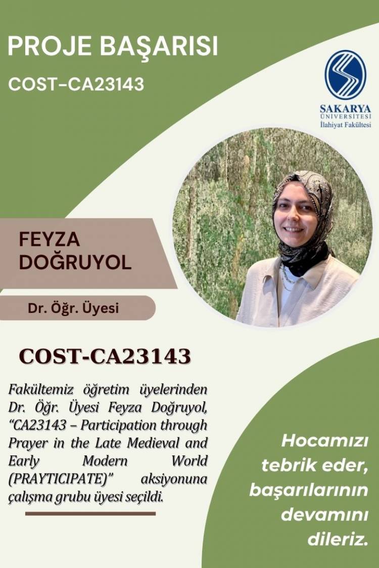 Fakültemizden COST Başarısı