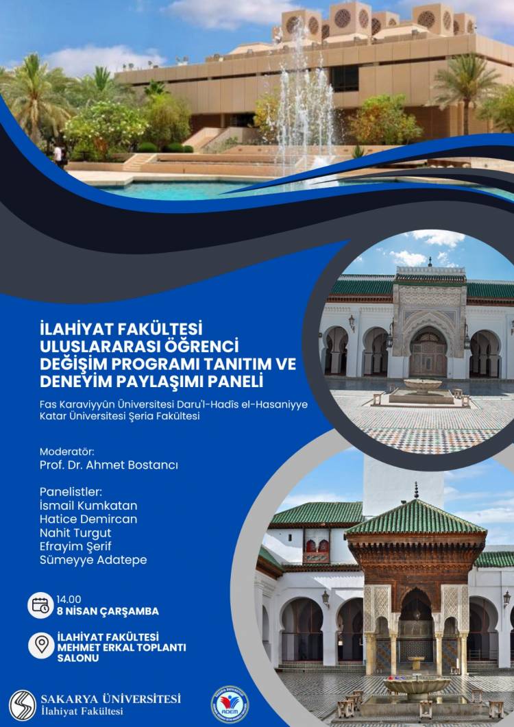 İlahiyat Fakültesi Uluslararası Öğrenci Değişim Programı Tanıtım ve Deneyim Paylaşımı Paneli