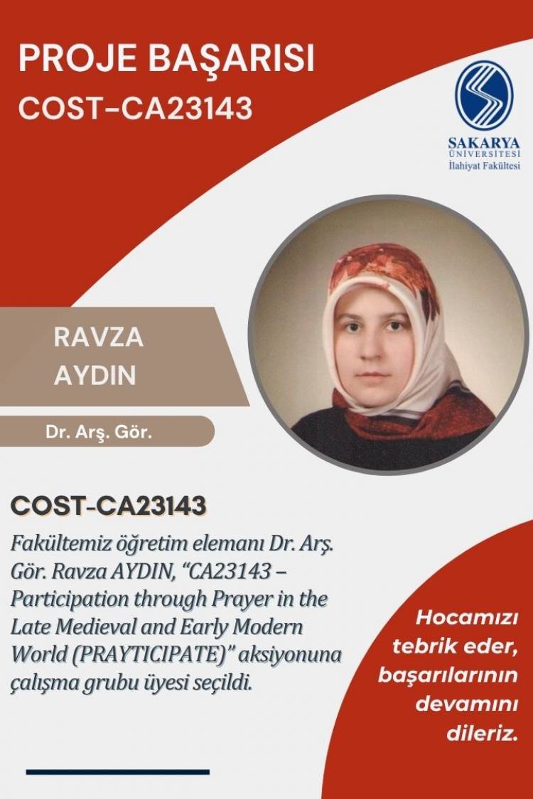 Fakültemizden COST Başarısı
