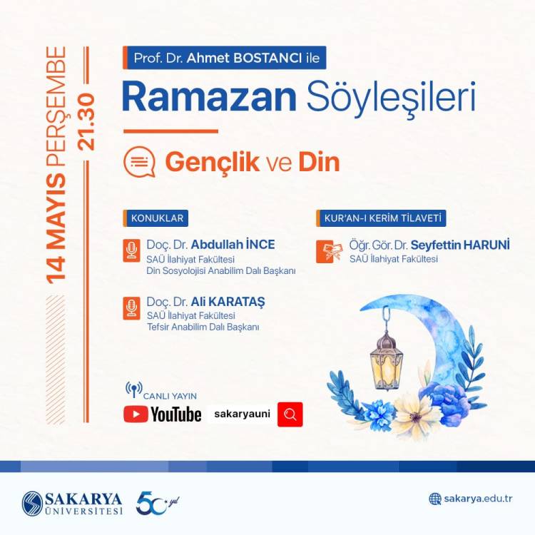 Ramazan Söyleşileri’nin Üçüncü Programı