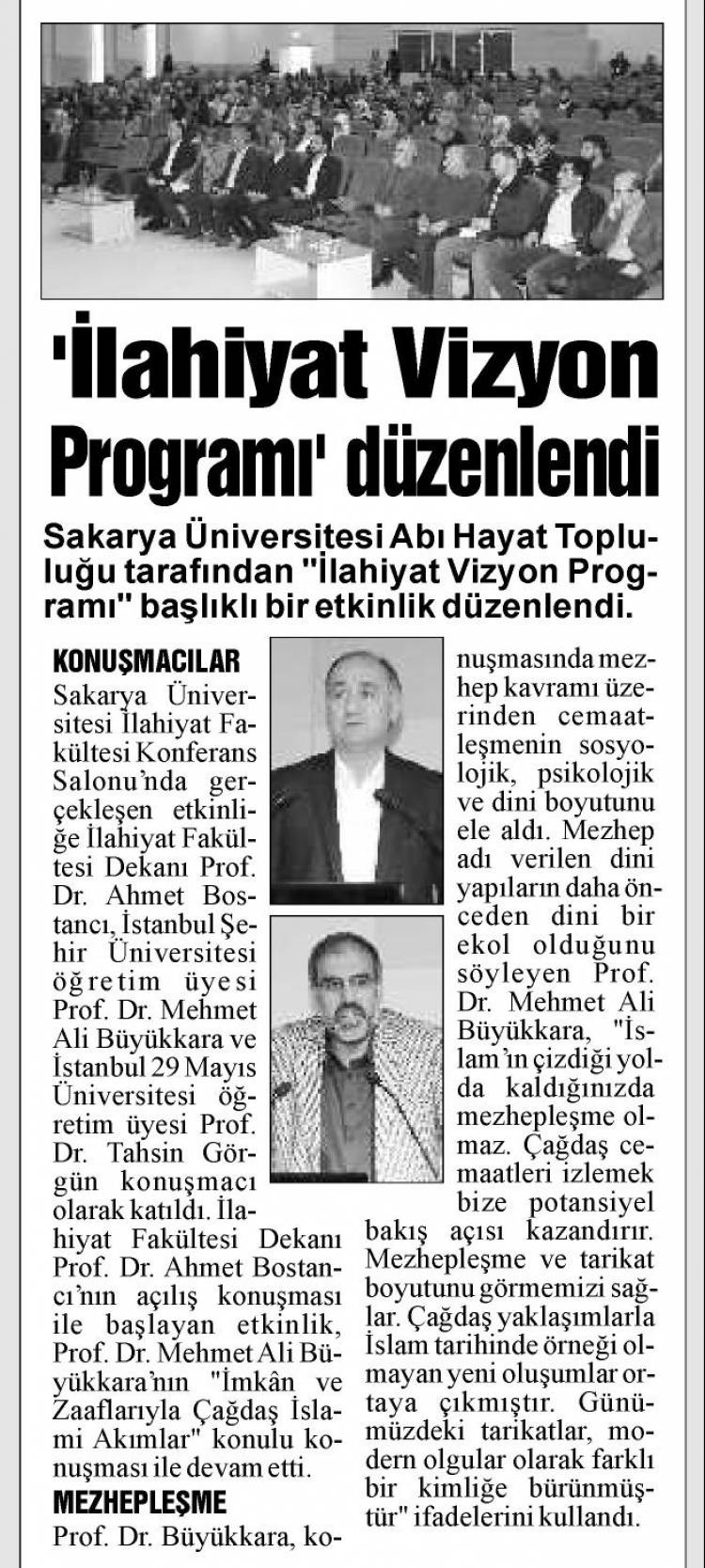 İlahiyat Vizyon Programı