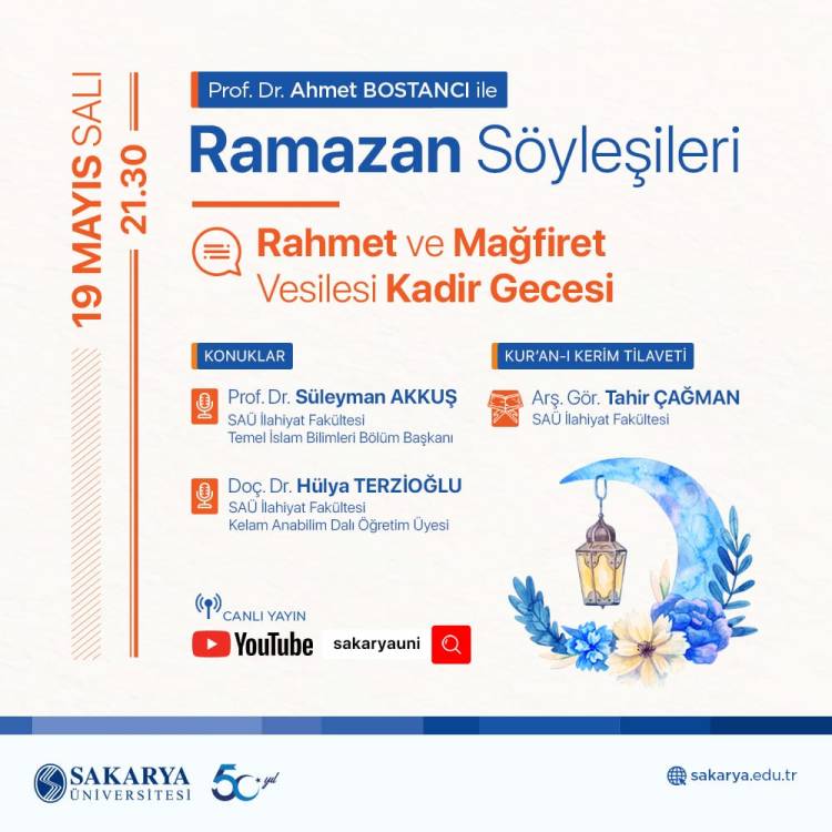 Ramazan Söyleşileri’nin Dördüncü Programı