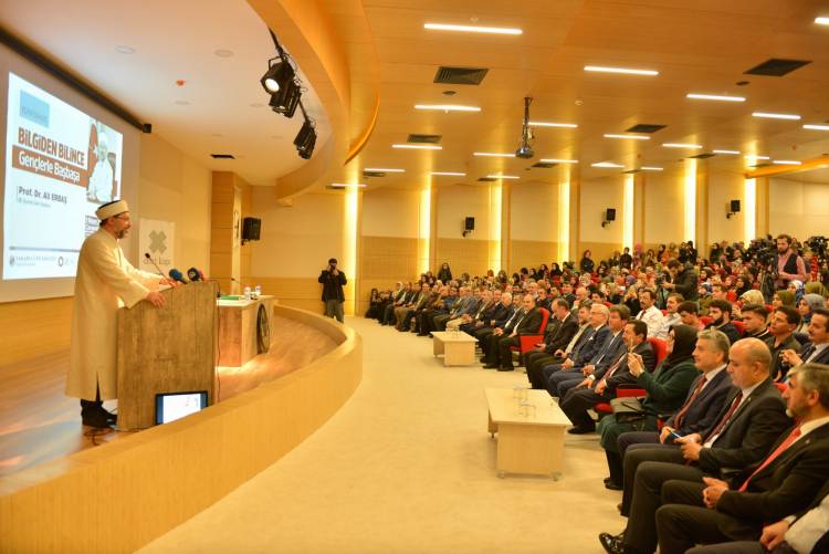 Diyanet İşleri Başkanı Prof. Dr. Ali Erbaş Fakültemizde Konferans Verdi